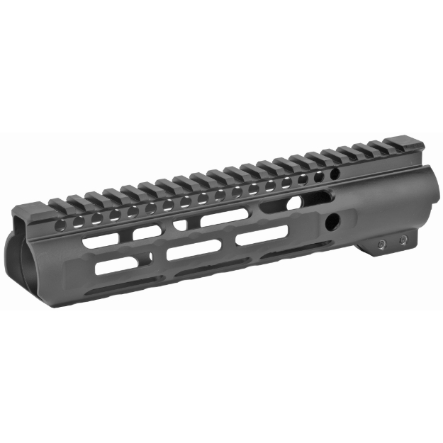 Picture of Midwest Industries Slim Line Handguard  9.25" Length  M-LOK  Aluminum  Fits AR-15 Rifles  Includes 5-Slot Polymer Rail  Black Anodized Finish MI-SLH9.25