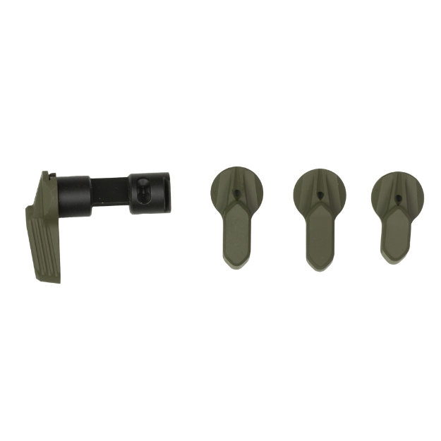 Picture of Radian Weapons Talon  Safety Selector  45/90 Degrees  4 Lever Kit  Nitride Finish  Olive Drab Green  Fits AR-15  Ambidextrous R0382