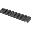 Picture of Strike Industries LINK  Rail Section  7 Slots  Includes QD Attachment Point  Fits M-LOK/KeyMod Rail Systems  Black SI-Link-RS-7-QD-BK