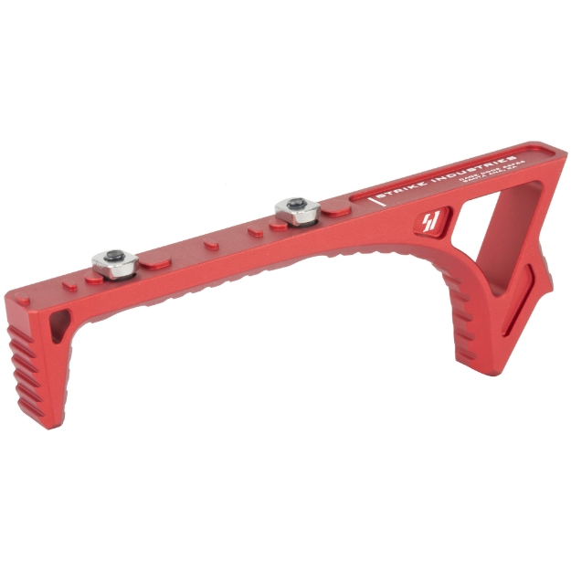 Picture of Strike Industries Link Curved Foregrip  Red  Fits MLOK and Keymod SI-LINK-CFG-RED