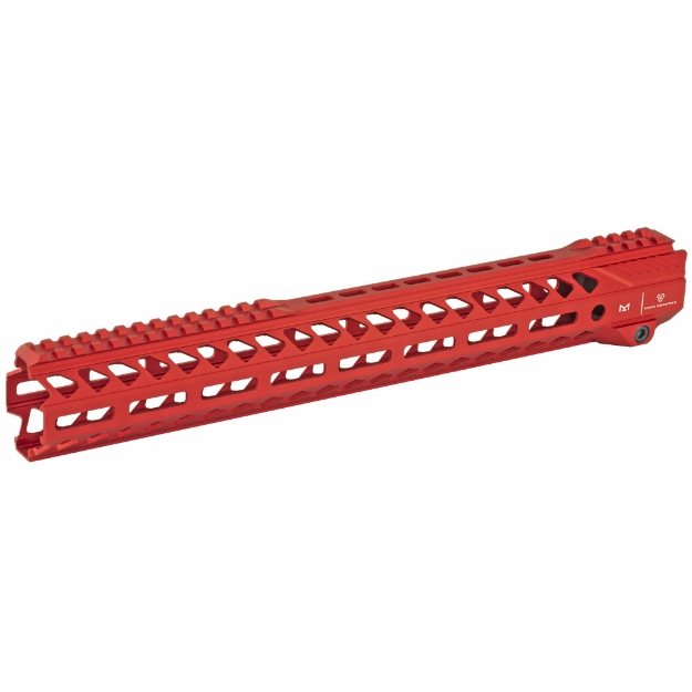 Picture of Strike Industries Strike Rail MLOK Handguard  Red  Fits AR Rifles  15.5" SI-STRIKERAIL-155-RED