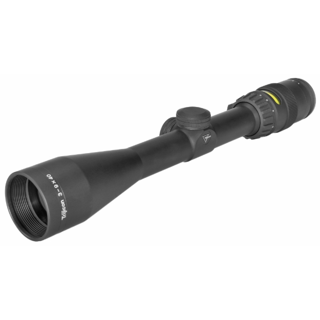 Picture of Trijicon AccuPoint 3-9x40mm Riflescope MIL-Dot Crosshair with Amber Dot  1 in. Tube  Matte Black  Capped Adjusters TR20-2