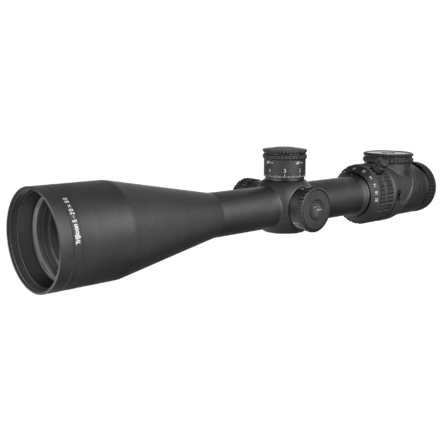 Picture of Trijicon AccuPoint 5-20x50mm Riflescope MRAD Ranging Crosshair with Green Dot  30mm Tube  Matte Black  Exposed Elevation Adjuster with Return to Zero Feature TR33-C-200149