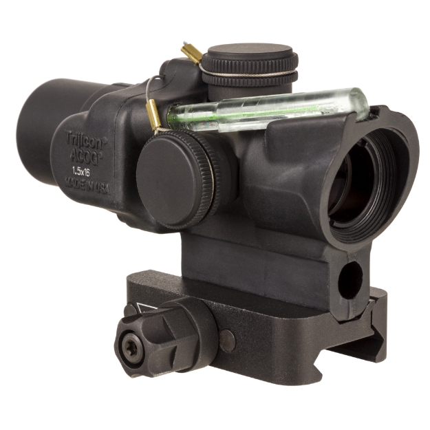 Picture of Trijicon ACOG  1.5X16mm  Dual Illuminated Green Ring & 2 MOA Dot  Includes Q-LOC Mount  Matte Finish  Black TA44-C-400329