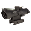 Picture of Trijicon ACOG  3X24mm  Dual Illuminated Green Horseshoe/Dot 223/55 Grain  Includes Q-LOC Mount  Matte Finish  Black TA50-C-400350