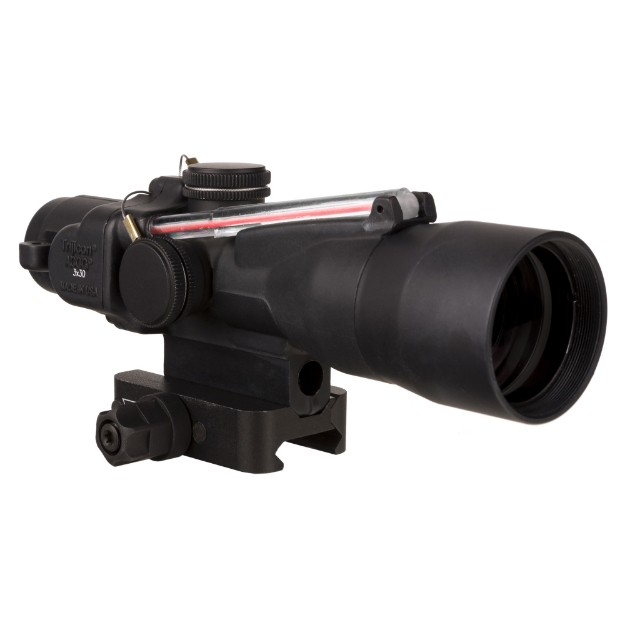 Picture of Trijicon ACOG  3X30mm  Dual Illuminated Red Horseshoe/Dot .233/62 Grain  Includes Q-LOC Mount  Matte Finish  Black TA33-C-400380
