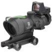Picture of Trijicon ACOG  4X32mm  Dual Illuminated Green Chevron .223 Reticle  TA51 Mount  3.25 MOA RMR Type 2  Matte Black Finish TA31-D-100548