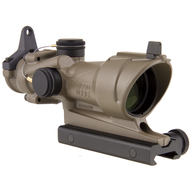 Picture of Trijicon ACOG Rifle Scope  4X 32  Amber Crosshair .223 Reticle  Center Illuminated  w/BUIS & TA51 Mount-CK-FDE  Dark Earth TA01-D-100319