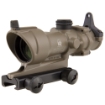 Picture of Trijicon ACOG Rifle Scope  4X 32  Amber Crosshair .223 Reticle  Center Illuminated  w/BUIS & TA51 Mount-CK-FDE  Dark Earth TA01-D-100319