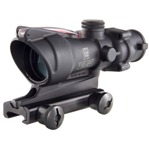 Picture of Trijicon ACOG Rifle Scope  4X32  Red Chevron Reticle  Includes Flattop Mount  Matte Finish TA31F