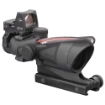 Picture of Trijicon ACOG Scope  Dual Illuminated Red Chevron .223 Reticle  With Colt Knob Thumbscrew Mount  LED 3.25 MOA Red Dot RMR Type 2 TA31-D-100549