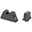 Picture of Trijicon Bright & Tough  Sight  Suppressor Set  Fits Glock 20 21 29 30 and 41 (including S and SF variants)  Black Front/Black Rear with Green Lamps GL204-C-600698