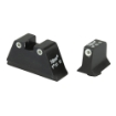 Picture of Trijicon Bright & Tough Suppressor Height Night Sights  Fits Glock 20/21/29/30  Tritium Front/Rear  Green 3 Dot GL204-C-600689