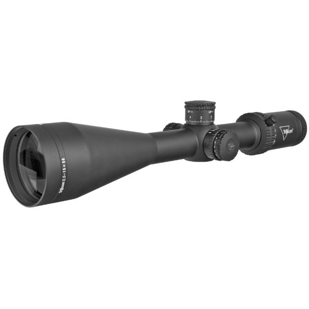 Picture of Trijicon Credo 2.5-15x56mm Second Focal Plane Riflescope with Red MRAD Center Dot  30mm Tube  Matte Black  Exposed Elevation Adjuster with Return to Zero Feature CR1556-C-2900036