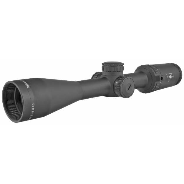 Picture of Trijicon Credo 3-9x40mm Second Focal Plane Riflescope with Green MIL-Square  1 in. Tube  Matte Black  Low Capped Adjusters CR940-C-2900042