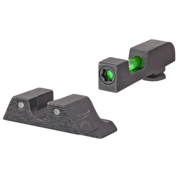 Picture of Trijicon DI Tritium/Fiber Optic Night Sights  Fits Glock 17 19 22 23 34 35 45  Does Not Fit MOS Models  Includes 2 Green Fiber Replacement Pieces and T10 Torque L-Key GL801-C-601102