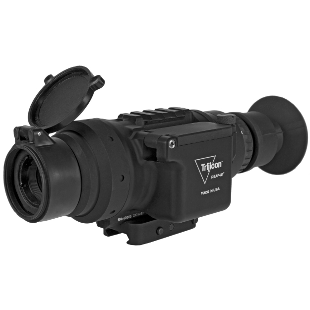 Picture of Trijicon Electro Optics Reap-24-3  Type 3  Thermal Weapon Sight  1.2X Optical Magnification  1-8X Digital Zoom  1.2-9.6X Combined Magnification  24mm Objective Lens  Simple/Complex/Ballistic Reticles (MRAD Crosshair  MOA Crosshair  .223 BDC  .308 BDC  300BLK BDC)  640X480 Sensor Resolution  27mm Eye Relief  60Hz Frame Rate  Black  Hard Case Included REAP-24-3