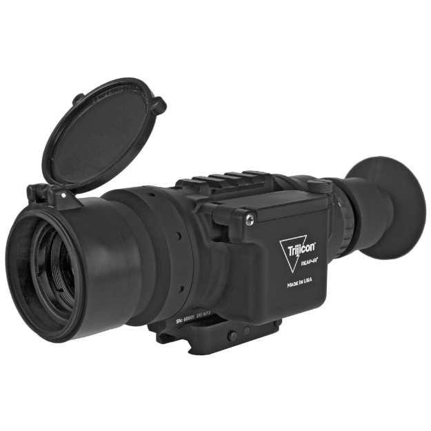 Picture of Trijicon Electro Optics Reap-35-3  Type 3  Thermal Weapon Sight  1.75X Optical Magnification  1-8X Digital Zoom  1.75-14X Combined Magnification  35mm Objective Lens  Simple/Complex/Ballistic Reticles (MRAD Crosshair  MOA Crosshair  .223 BDC  .308 BDC  300BLK BDC)  640X480 Sensor Resolution  27mm Eye Relief  60Hz Frame Rate  Black  Hard Case Included REAP-35-3