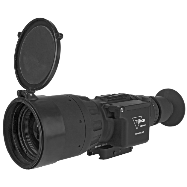 Picture of Trijicon Electro Optics Reap-60-3  Type 3  Thermal Weapon Sight  3X Optical Magnification  1-8X Digital Zoom  3-24X Combined Magnification  60mm Objective Lens  Simple/Complex/Ballistic Reticles (MRAD Crosshair  MOA Crosshair  .223 BDC  .308 BDC  300BLK BDC)  640X480 Sensor Resolution  27mm Eye Relief  60Hz Frame Rate  Black  Hard Case Included REAP-60-3