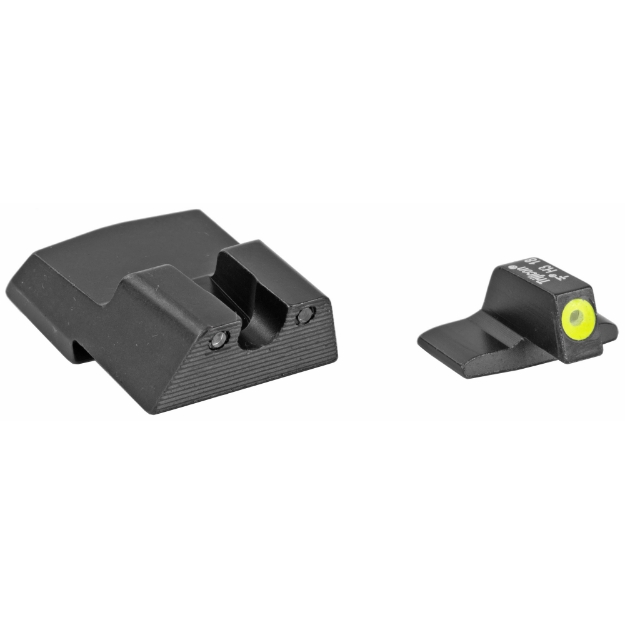 Picture of Trijicon HD Night Sights  Fits H&K .45C  .45C Tactical  P30  P30L  and VP9 models  Yellow Front Outline  Front/Rear HK110Y-600602