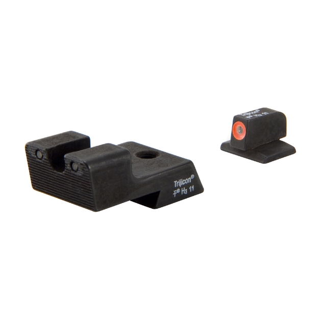 Picture of Trijicon HD Tritium Sight  Fits Colt 1911  Orange Outline  Novak Low Mount Dovetail Cut CA128O-600527