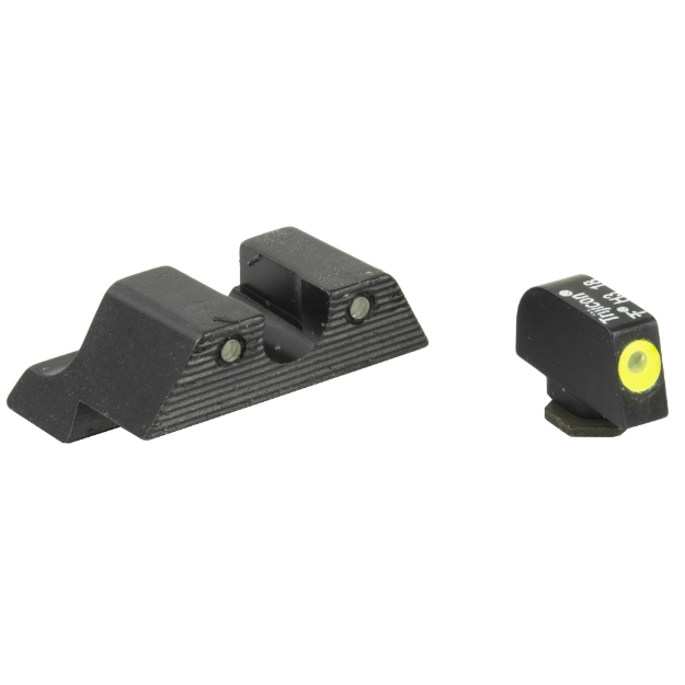 Picture of Trijicon HD XR Night Sight Set  3 Dot Green Tritium With Yellow Front Outline  Fits Glock 17/19/26/27/33/34 GL601-C-600835