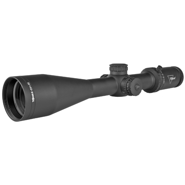Picture of Trijicon Tenmile 6-24x50mm Second Focal Plane Riflescope with Green LED Dot  MRAD Ranging  30mm Tube  Matte Black  Low Capped Adjusters TM62450-C-3000006