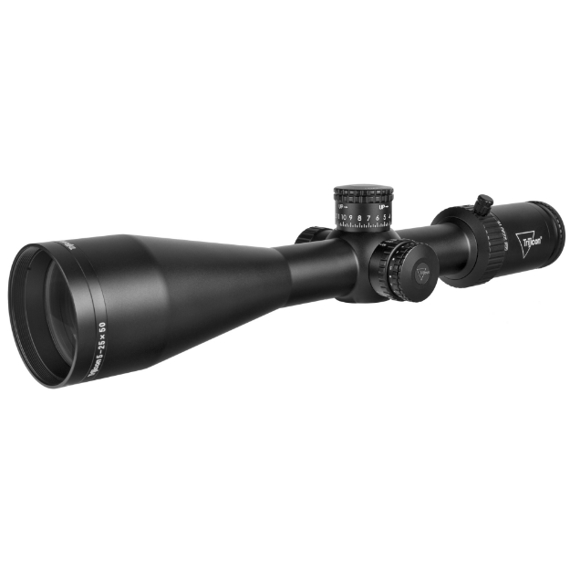 Picture of Trijicon Tenmile HX 5-25x50mm Second Focal Plane Riflescope with Red MOA Center Dot  30mm Tube  Satin Black  Exposed Elevation Adjuster with Return to Zero Feature TMHX2550-C-3000010