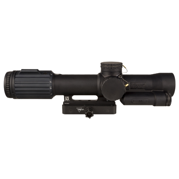 Picture of Trijicon VCOG  1-8X28  First Focal Plane  Illuminated MRAD Red Crosshair/Dot  Inlcudes Q-LOC Mount  Matte Finish  Black VC18-C-2400014