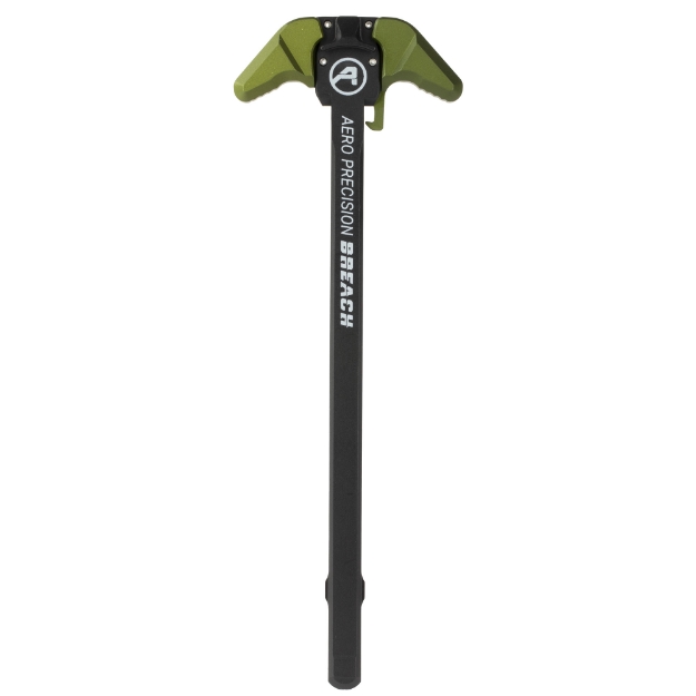 Picture of Aero Precision AR10 BREACH® Ambi Charging Handle w/ Large Lever - Black/OD Green