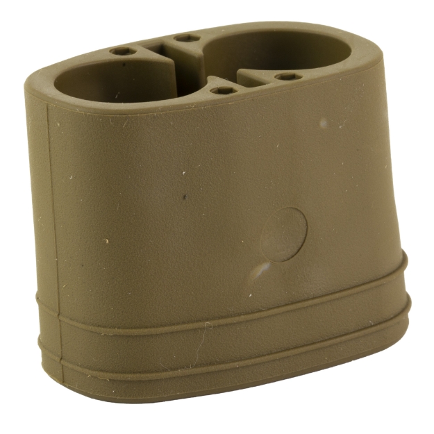 Picture of B5 Systems Grip Plug  Fits Type 23 and 22 P-Grips and is Compatible with AA  123A  CR2032 Batteries and MultiTasker NANO Tool  Coyote Brown GRP-1459