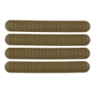 Picture of B5 Systems Rail Covers  4 Pack  Fits M-LOK Rails  Matte  Coyote Brown RCM-1258