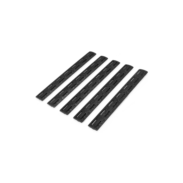 Picture of Bravo Company  5.5" MCMR Rail Panel Kit  M-LOK Compatible  5 pack  Black BCM-MCMR-RP-BLK-5