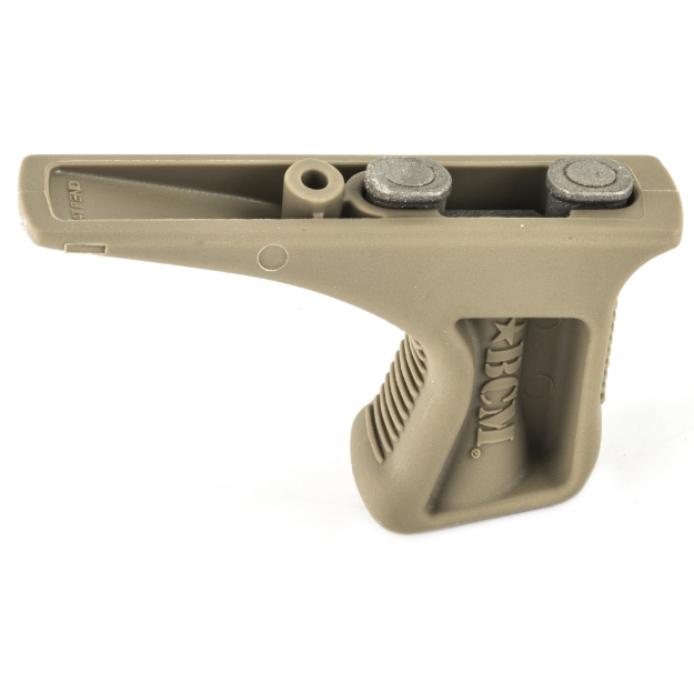 Picture of Bravo Company BCMGUNFIGHTER  Kinesthetic Angled Grip  Fits KeyMod  Flat Dark Earth BCM-KAG-KM-FDE