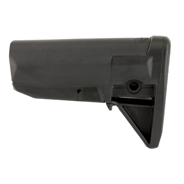Picture of Bravo Company BCMGUNFIGHTER Mod 0 Adjustable Stock  Fits Mil Spec Buffer Tube  Black BCM-GFS-MOD-0-BLK