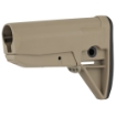 Picture of Bravo Company BCMGUNFIGHTER Mod 0 Adjustable Stock  Fits Mil Spec Buffer Tube  Flat Dark Earth BCM-GFS-MOD-0-FDE