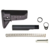 Picture of Bravo Company BCMGUNFIGHTER Mod 0 Stock Kit  SOPMOD (Widebody)  Receiver Extension  Quick Detach End Plate  Lock Nut Action Spring  Carbine Buffer  Black BCM-GFSK-MOD0-SPMD-BLK
