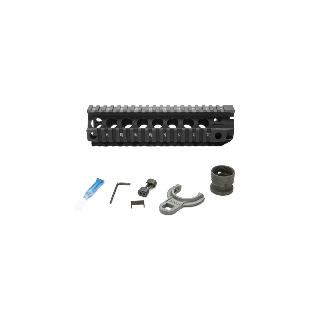 Picture of Bravo Company Quad Rail  Picatinny Rail  Fits AR Rifles  8"  Black BCM-QRF-8-556-BLK
