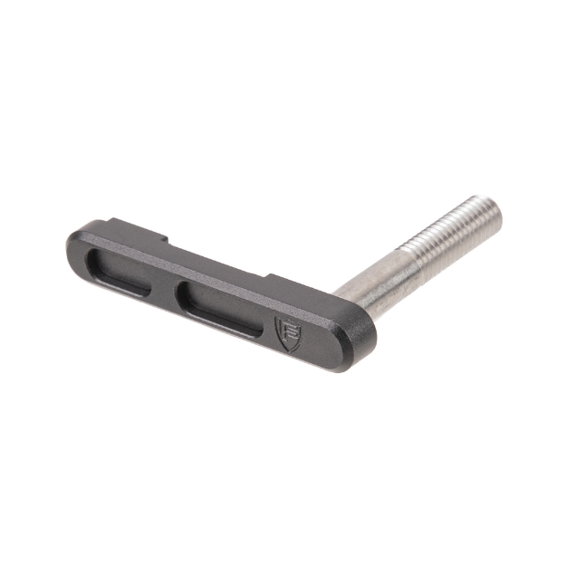 Picture of Fortis Manufacturing  Inc. Billet Magazine Catch  Nitride Finish  Black  Magazine Catch Only AR15-MC-6061-BLK