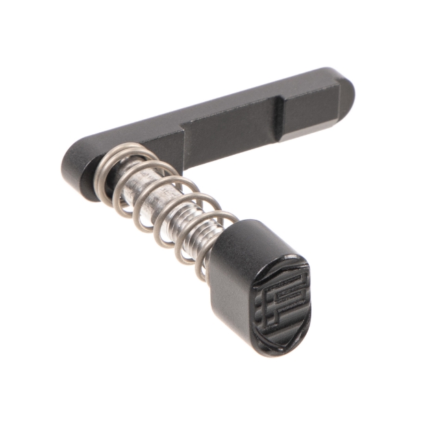 Picture of Fortis Manufacturing  Inc. Billet Magazine Catch and Release  Nitride Finish  Black  Fits AR-15 AR15-BMCR-BLK