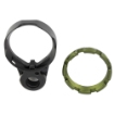 Picture of Fortis Manufacturing  Inc. K2 Enhanced  End Plate Castle Nut Combo  QD Socket  Anodized Finish  Olive Drab Green  Fits AR-15 LE-BLK-K2-ODG