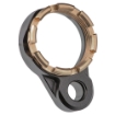 Picture of Fortis Manufacturing  Inc. Light Weight K1  Castle Nut and End Plate  Black and Flat Dark Earth  Anodized Finish LE-BLK-K1-FDE