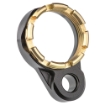 Picture of Fortis Manufacturing  Inc. Lightweight Enhanced AR15 End Plate  K1 System (Tapered) Castle Nut  Gold Finish LE-BLK-K1-GOLD