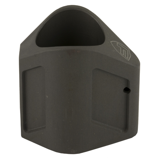 Picture of Fortis Manufacturing  Inc. Low Profile Steel Gas Block  .750  Black Finish  Includes Roll Pin and 2 Set Screws F-LPGB