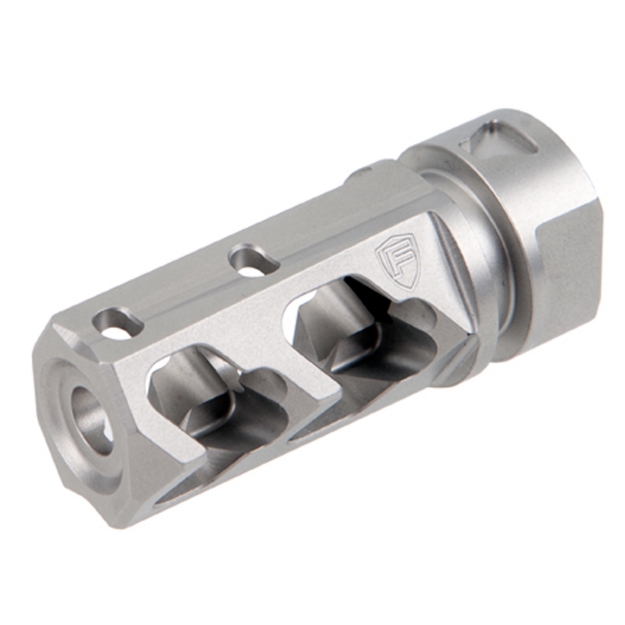 Picture of Fortis Manufacturing  Inc. Muzzle Brake  5.56MM  Stainless Finish  Fortis Control Compatible 556-MB-SS