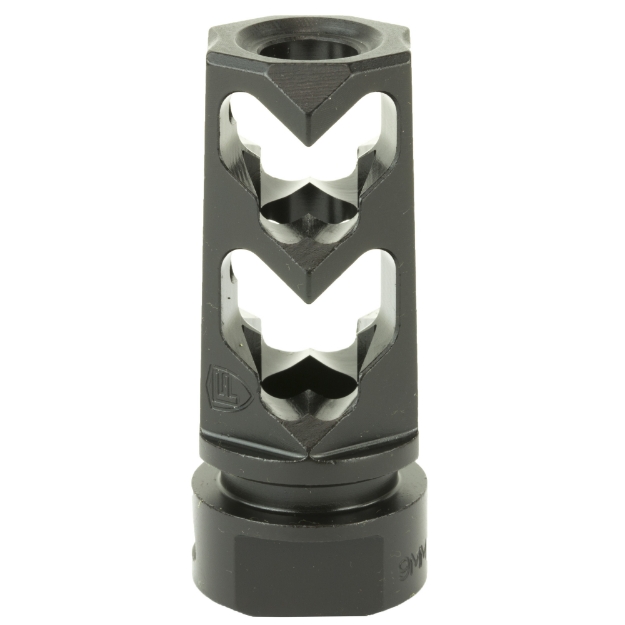 Picture of Fortis Manufacturing  Inc. Muzzle Brake  9MM  1/2X36  Black Finish 9MM-MB-BLK-36