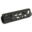 Picture of Fortis Manufacturing  Inc. REV II Free Float Rail System  Handguard  6.7"  Continuous Picatinny Top Rail  M-LOK at 3/6/9 O'clock  Does Not Include Barrel Nut  Anodized Black Finish REV-II-7-ML