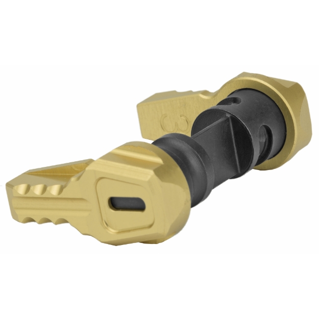 Picture of Fortis Manufacturing  Inc. SLS Fifty (Super Lean Sport)  Safety Selector  Gold Finish (No Logo) SLS-50-GOLD
