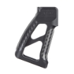 Picture of Fortis Manufacturing  Inc. Torque  Pistol Grip  15 Degrees  Black with Carbonf Fiber Accents  Fits AR-15 TOR-PG-CF-15-BLK