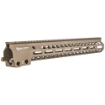 Picture of Geissele Automatics MK14  Super Modular Rail  Handguard  15"  M-LOK  Barrel Nut Wrench Sold Separately (GEI-02-243)  Gas Block Not Included  Desert Dirt Color  Product Finishes  Shade Variations and Other Imperfections Are Normal Due to the Manufacturing Process 05-575S